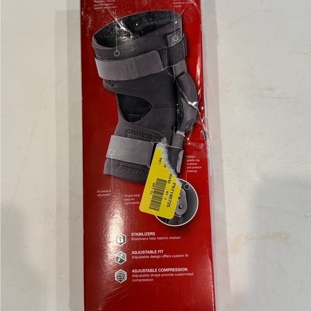 ACE hinged knee brace OS open box new - Picture 7 of 9